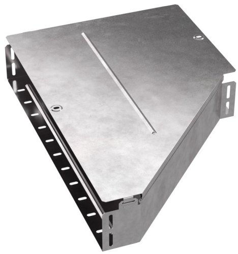 Переходник левый для лотка с крышкой Промрукав Стандарт 600х300х100 фото Переходник левый для лотка с крышкой Промрукав Стандарт 600х300х100 картинка